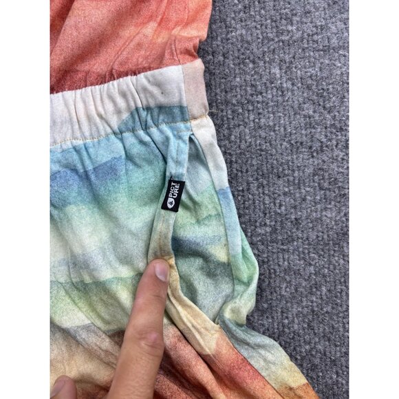 Picture Organic Romper Womens Medium Rainbow Ombre Sleeveless Drawstring Keyhole - Picture 6 of 8